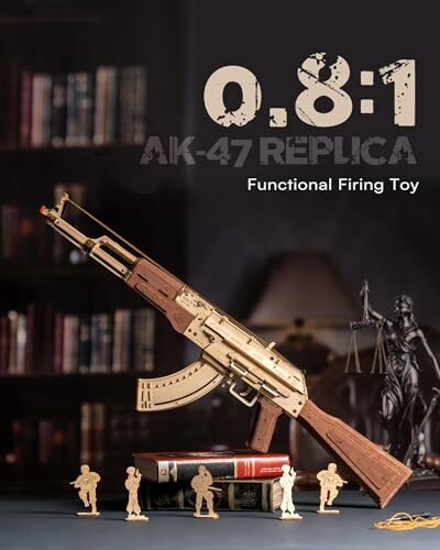 ROKR 3D Puzzle Rubber Band Gun