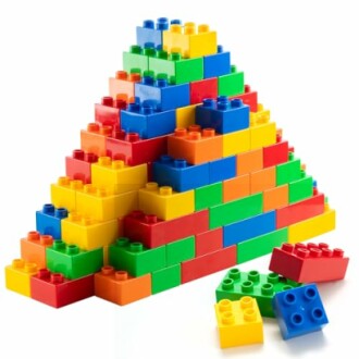 PREXTEX 100-Piece Building Blocks Set for Kids