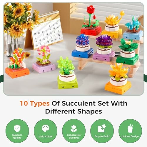 10 Tiny Plants Building Set