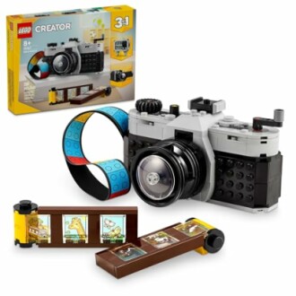 LEGO Creator 3-in-1 camera set with box and accessories.