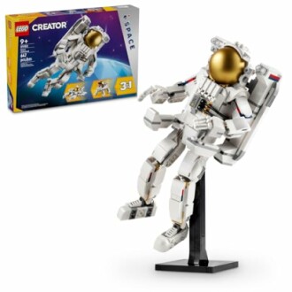 LEGO Creator space astronaut model with box