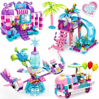 Girls Building Blocks Toys 638 Pieces