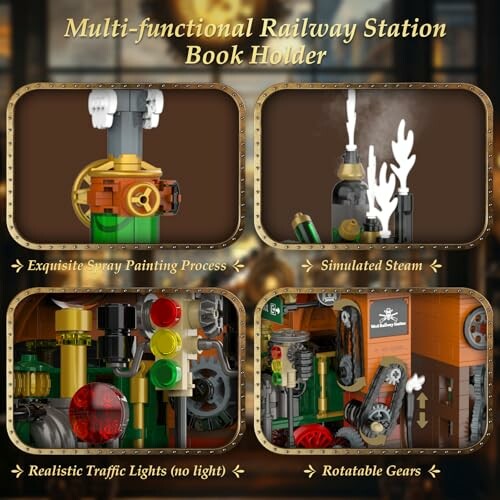 JMBricklayer Steampunk Train Station 50002