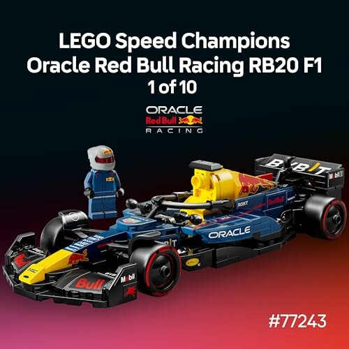 LEGO Speed Champions Oracle Red Bull Racing RB20 F1 set.