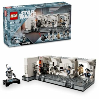 LEGO Star Wars building set with mini-figures and a scene from the series.