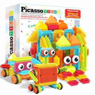 PicassoTiles Hedgehog Building Blocks