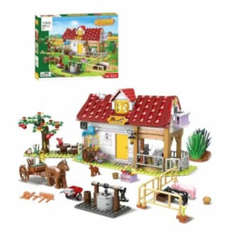 Farm House Building Set, 649Pcs