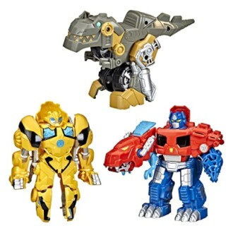 Transformers Playskool Primal Team-Up 3-Pack