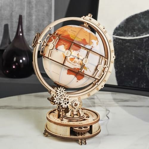 ROKR 3D Wooden Puzzle Globe