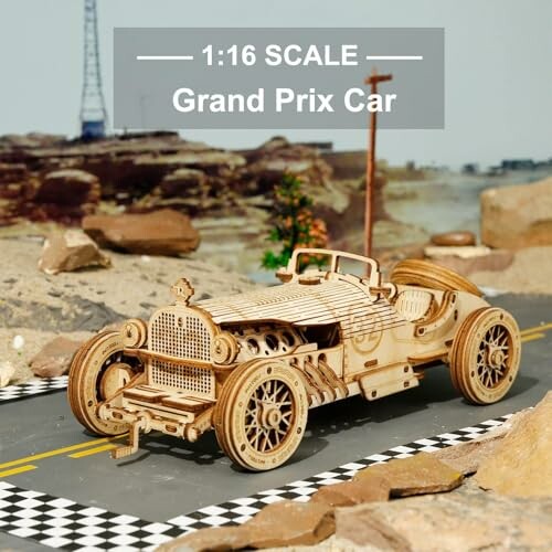 ROKR 3D Wooden Puzzle Grand Prix Car